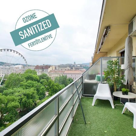 Standard Apartment By Hi5 - Incredible View With Terrace Budapest Eksteriør billede