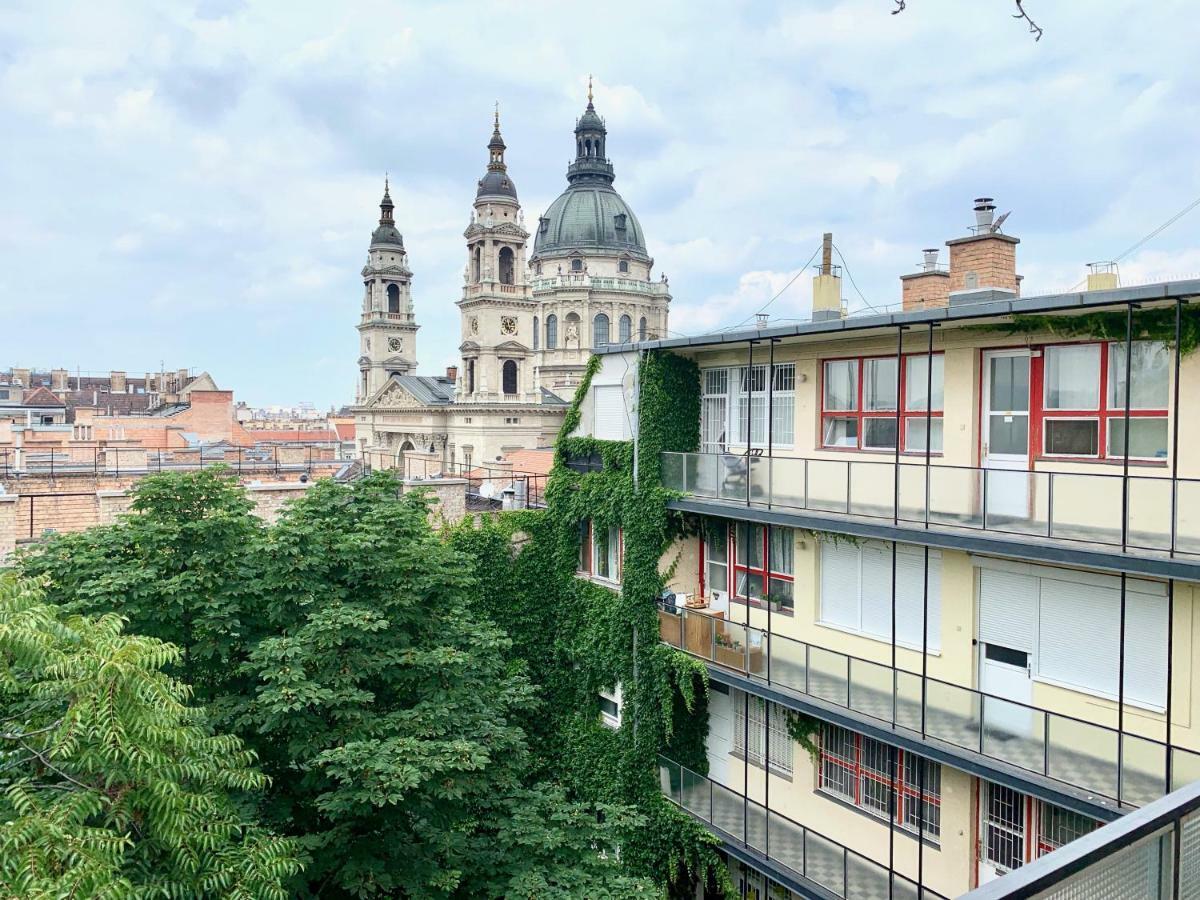 Standard Apartment By Hi5 - Incredible View With Terrace Budapest Eksteriør billede